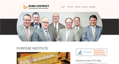 Desktop Screenshot of iowadistrictupci.com