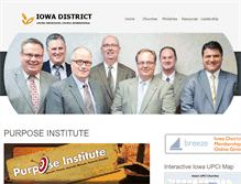 Tablet Screenshot of iowadistrictupci.com